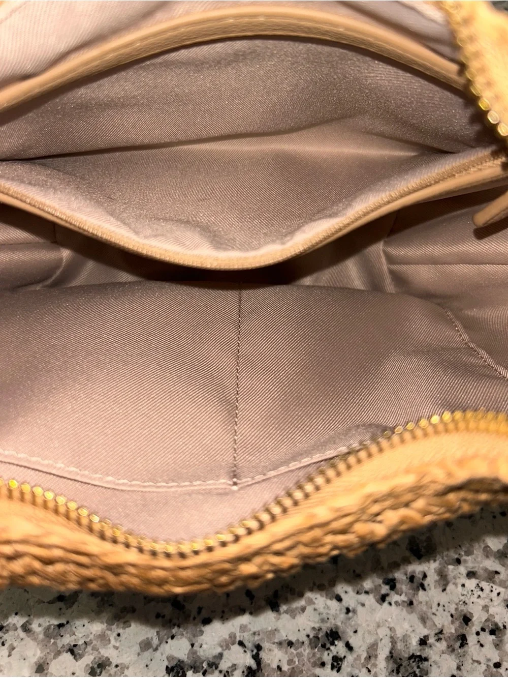 LC Lauren Conrad Woven Straw Hobo Bag - Tan - Picture 10 of 10